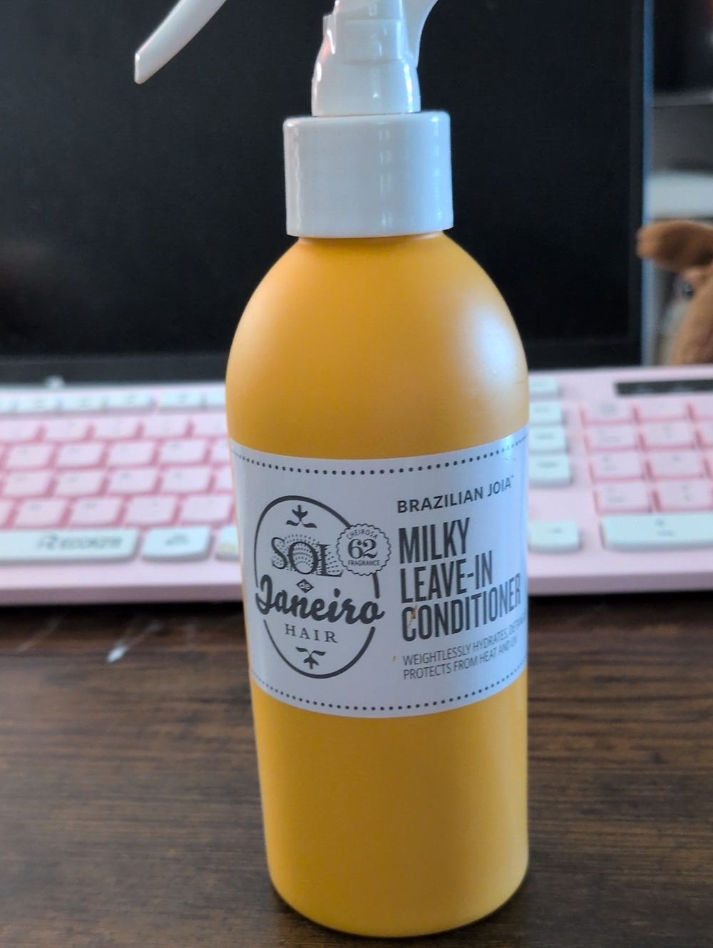Sol de Janeiro Milky Leave-In Conditioner Spray in Yellow Bottle